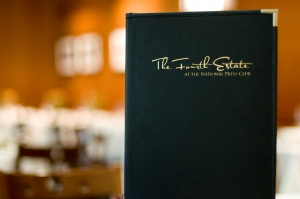 Features great New American cooking, is located on the 13th floor of the National Press Building, the main floor of the club, and is open to everyone.